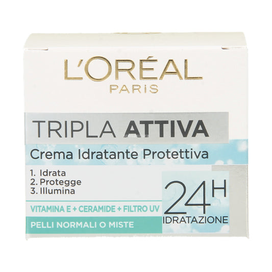 L'Oreal Tripla Attiva Crema Idratante Protettiva 50 ML