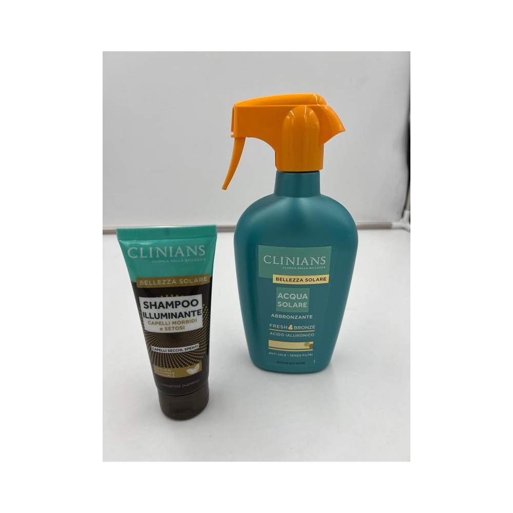 Clinians Solare Acqua Abbr Fesch & Bronze 450 ML + 1 Shampoo Omaggio